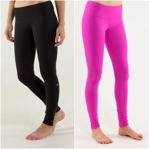 Lululemon Wunder Under Reversible Pants sz 10